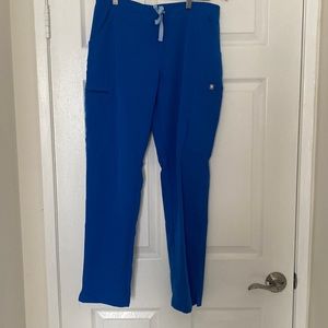 FIGS Yola Skinny Scrub Pants Royal Blue Size Medium